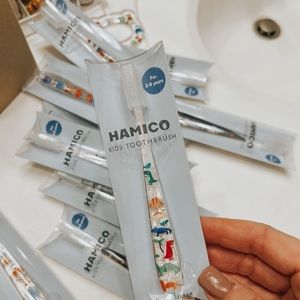 🦖🦕🪥🦷 Dinosaur Lux Line toothbrush for children by Hamico